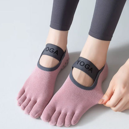 chaussette-antiderapante-rose-avec-orteils