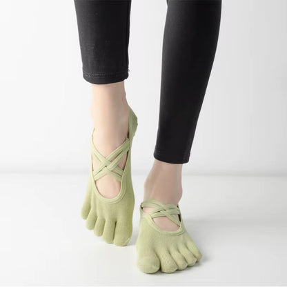 chaussettes-antiderapantes-avec-orteils-vertes