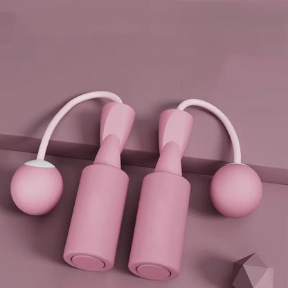 corde-a-sauter-sans-corde-rose-a-boules