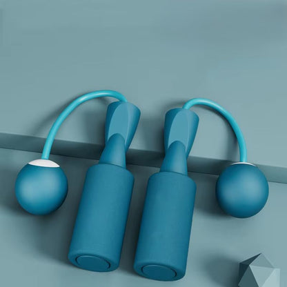 corde-a-sauter-sans-corde-bleue-a-boules