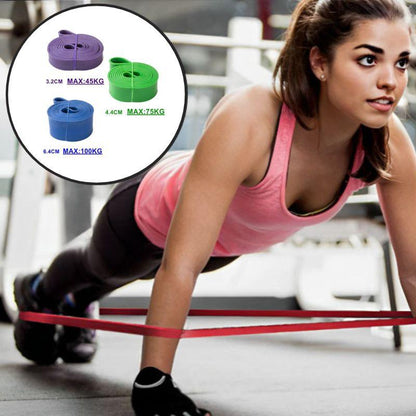 elastique musculation resist femme en gainage sur coudes