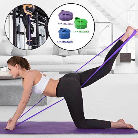 elastique musculation resist femme tapisextension jambe gauche