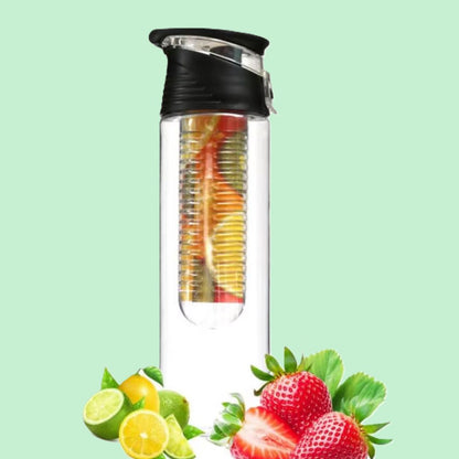 gourde sport derriere citrons fraises