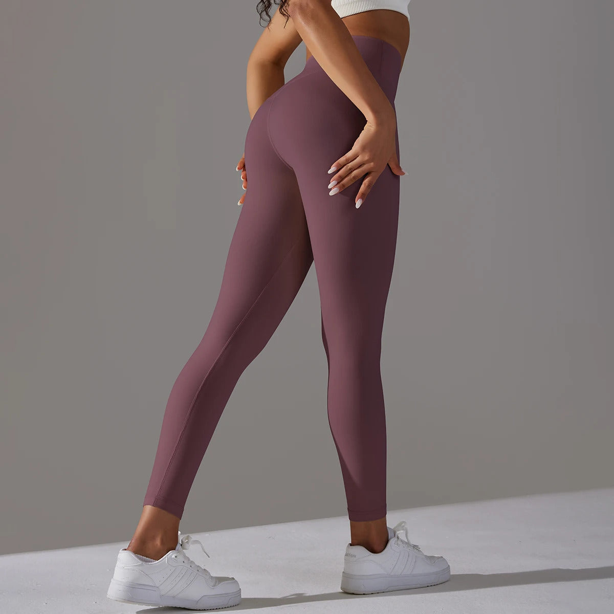 Legging Sport Femme - Rose Foncé