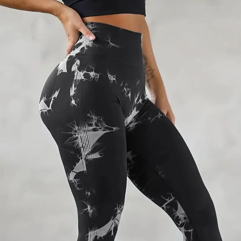 legging-sport-noir-blanc-femme-main-a-la-taille